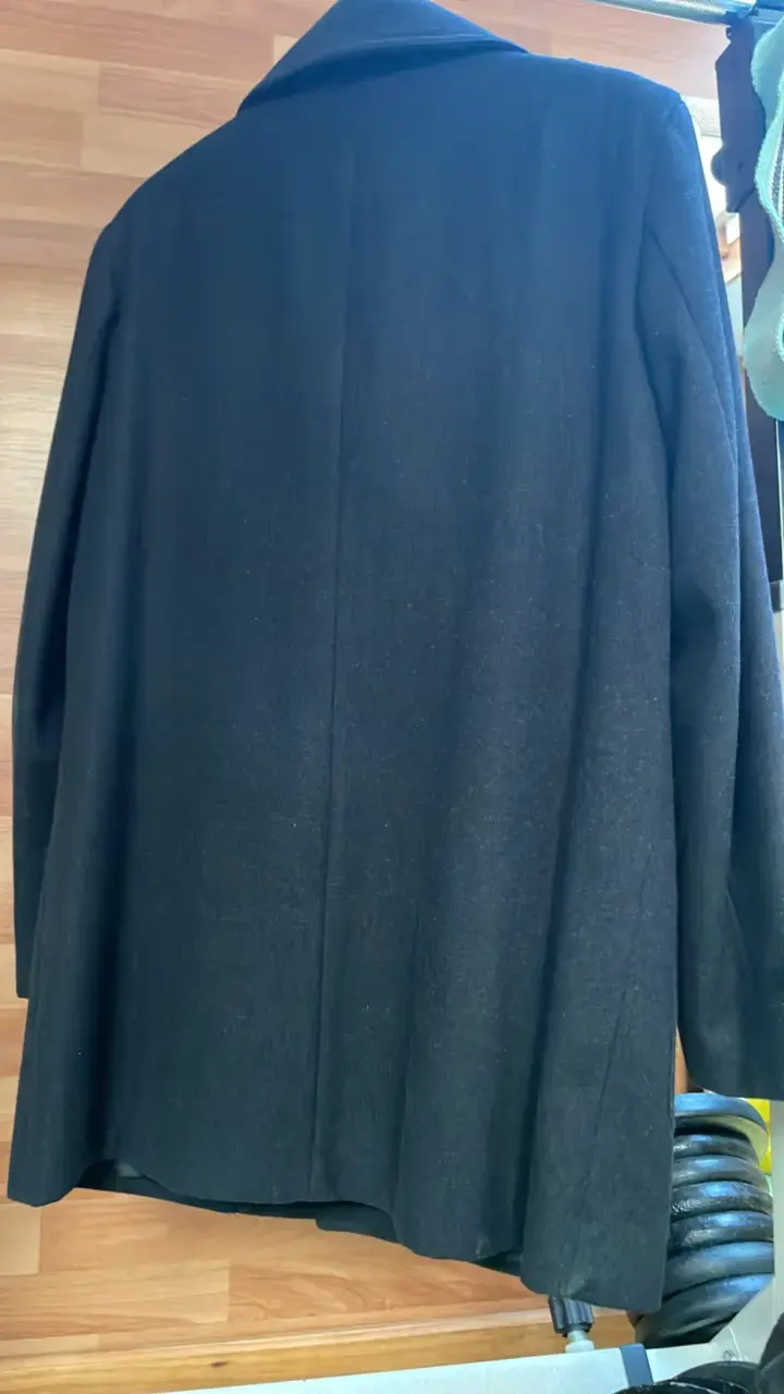 Abrigo de lana azul oscuro para hombre Talla 46 - 3
