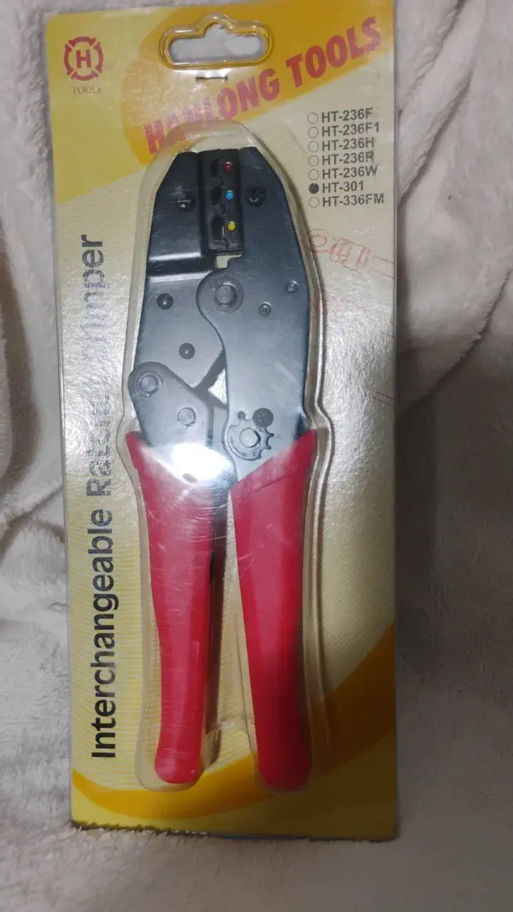 Crimpadora de trinquete intercambiable Hanlong Tools