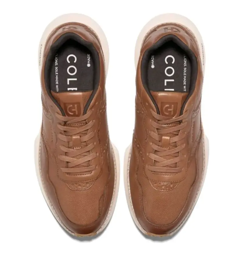 COLE HAAN | Zapatilla Urbana Hombre Cuero Café - 2