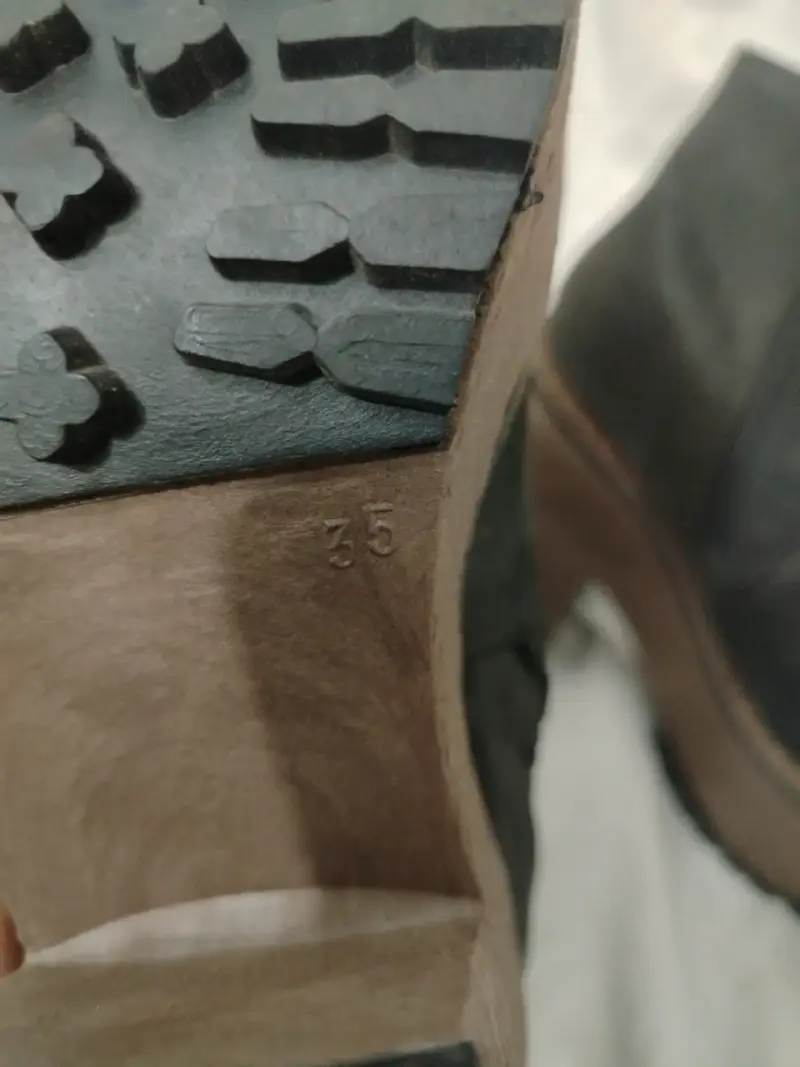 Botines de plataforma negros talla 35 - 3