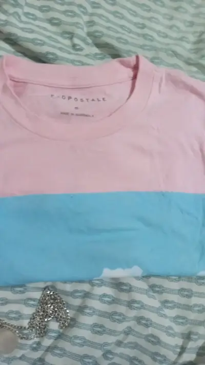 Polera rosa Aeropostale con estampado de radio - miniatura 4