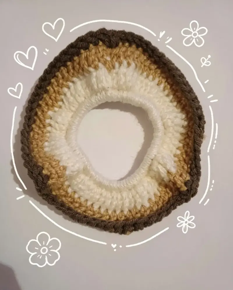 Set de accesorios tejidos a crochet - 5