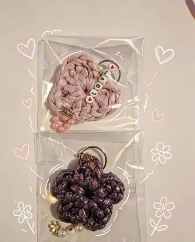 Set de accesorios tejidos a crochet - miniatura 6