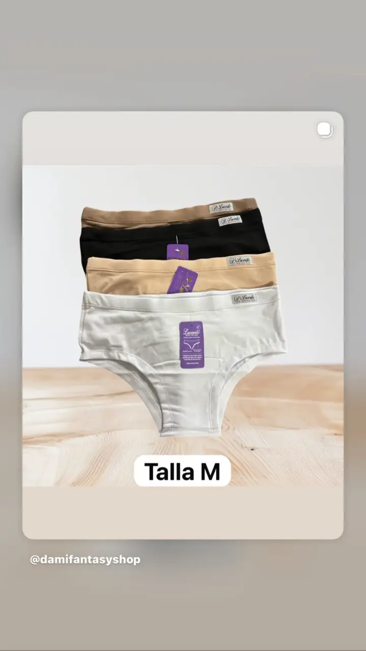 Pantaleta de algodon M