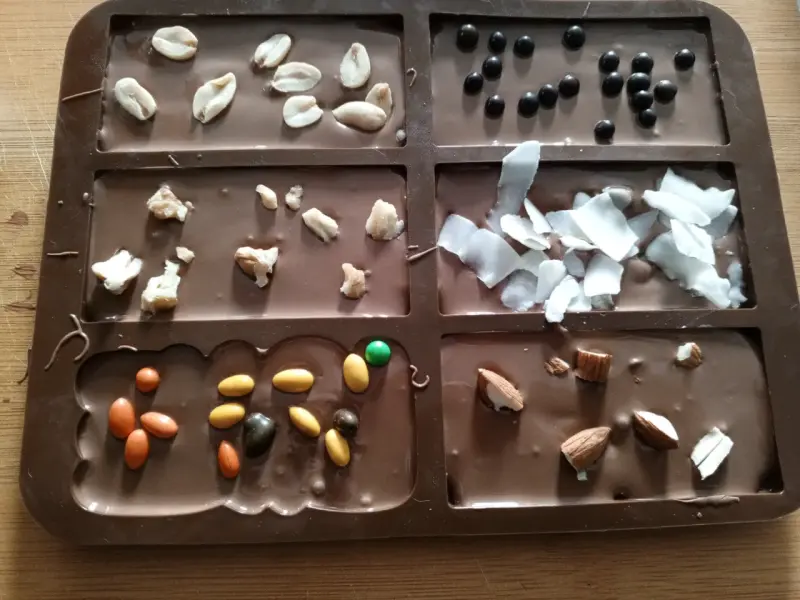 Barras de chocolate artesanal con diseños únicos - 2