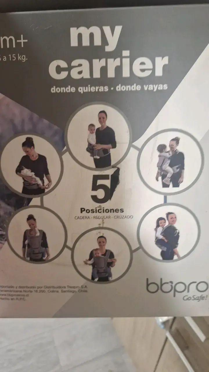 Portabebés ergonómico 5 posiciones BBpro
