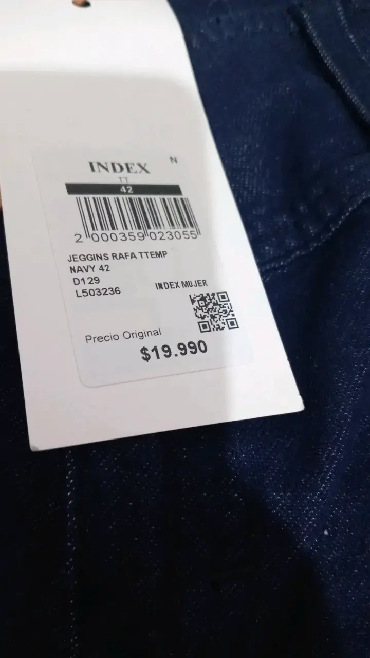 Jeggings Índigo Mujer Index Talla 42 - 2