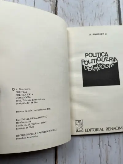 Política Politiquería Demagogia de A. Pinochet - miniatura 4