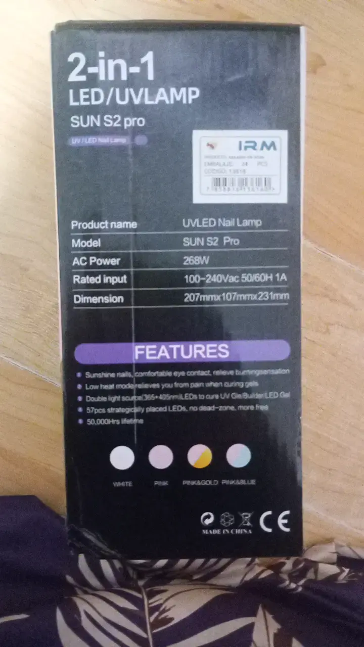 Lámpara LED/UV 2 en 1 para uñas - 2