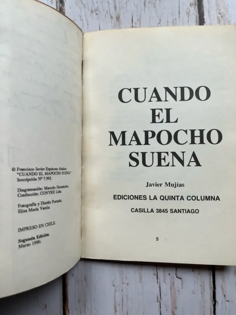 Libro 'Cuando el Mapocho Suena' de Javier Mujías - 5