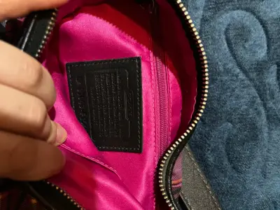 Cartera de mano Coach Poppy Tartan Plaid - miniatura 2