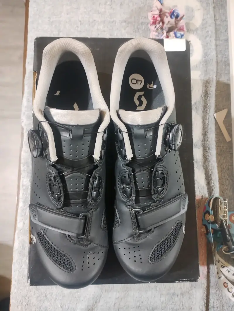 Zapatillas ciclismo ruta Scott + pedales + calas - 3