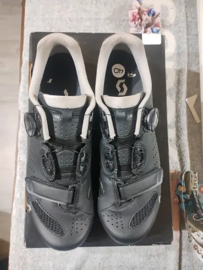 Zapatillas ciclismo ruta Scott + pedales + calas - miniatura 3