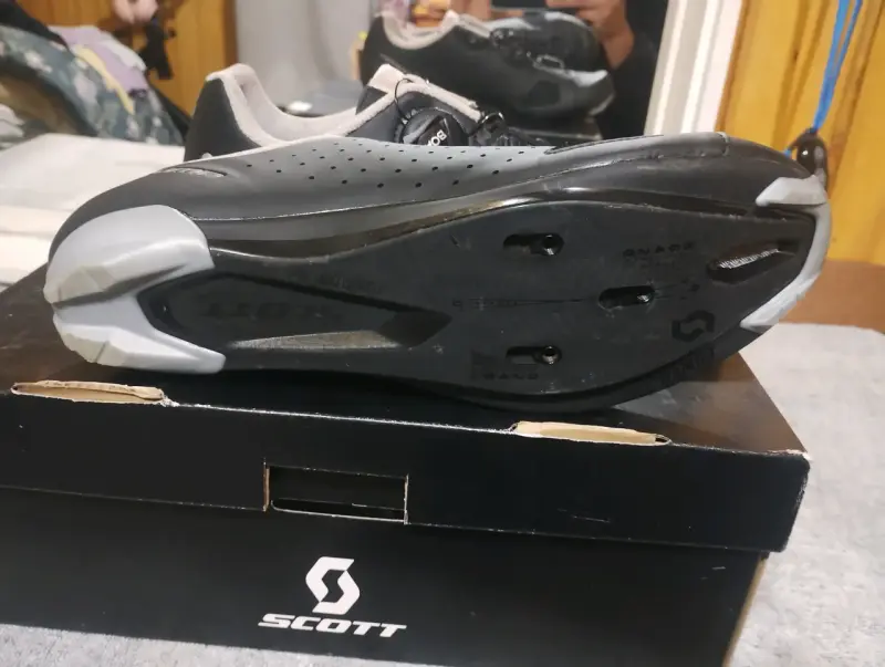 Zapatillas ciclismo ruta Scott + pedales + calas - 4