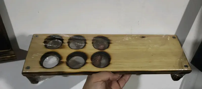 Porta huevos madera - 2