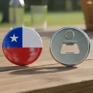 Chapitas personalizadas con abre botellas - 1