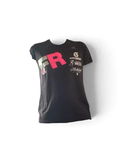 Polera deportiva negra Adidas Full Runners - miniatura 1