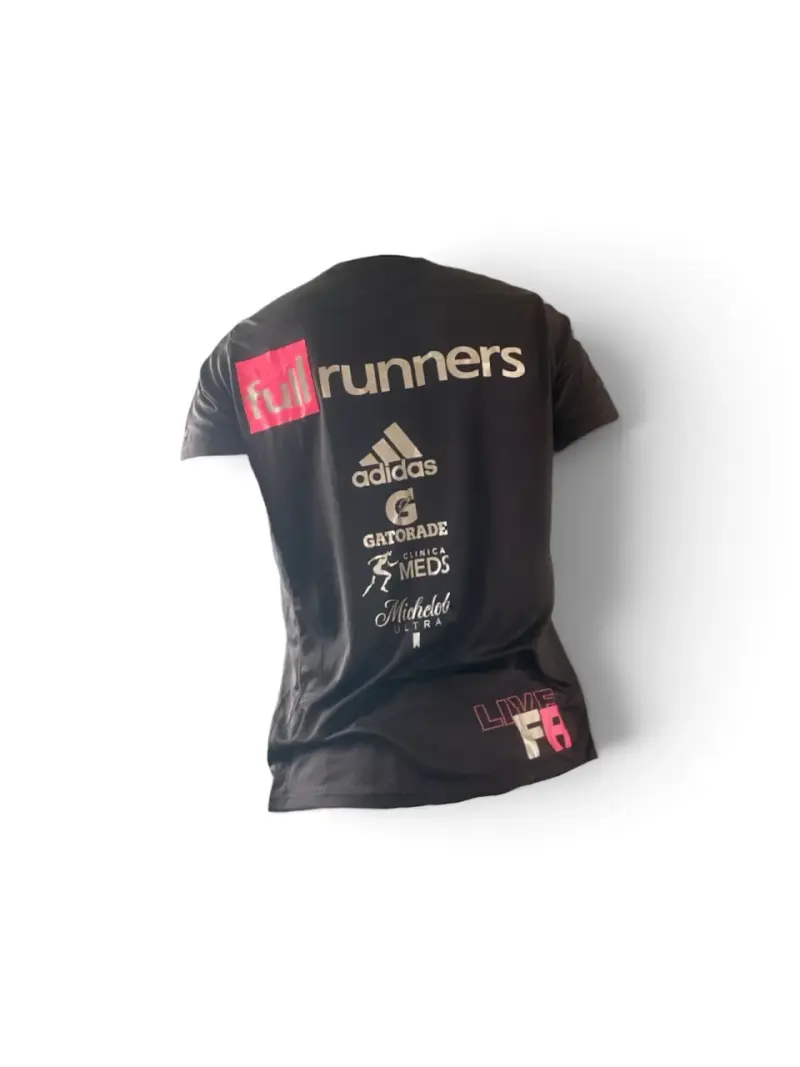 Polera deportiva negra Adidas Full Runners - 2