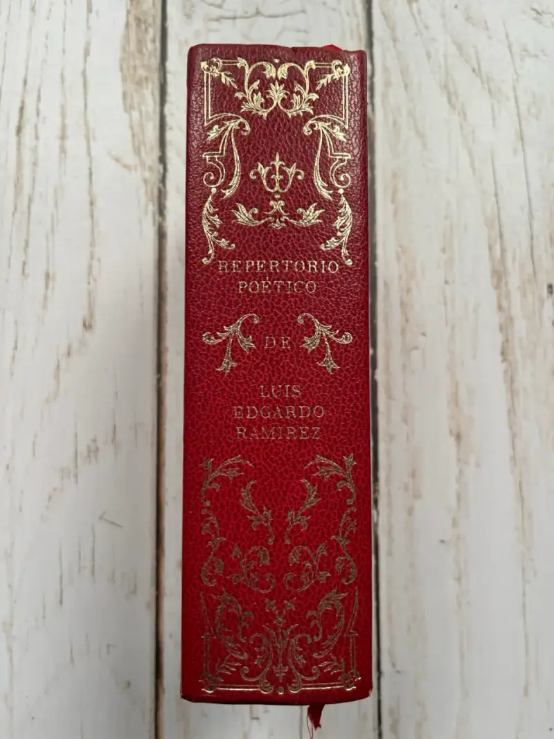 Libro Repertorio Poético de Luis Edgardo Ramírez - 2
