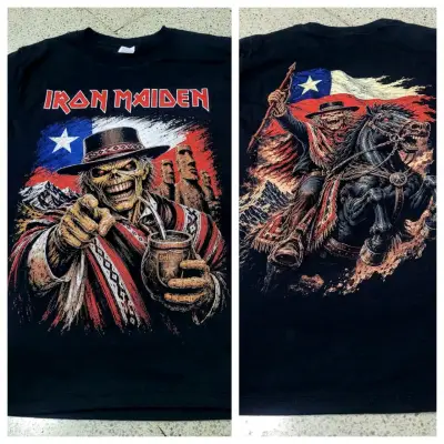 Polera Iron Maiden con diseño de calavera - miniatura 2