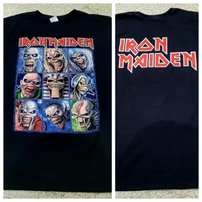 Polera Iron Maiden con diseño de calavera - miniatura 3