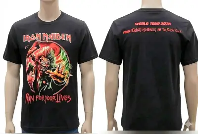 Polera Iron Maiden con diseño de calavera - miniatura 4