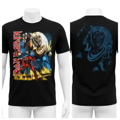Polera Iron Maiden con diseño de calavera - miniatura 5