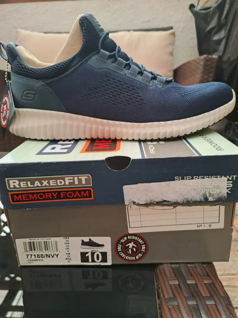 Zapatillas Skechers Cessnock Azul Marino Hombre