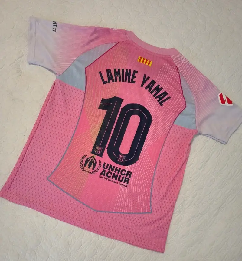 Camiseta FC Barcelona Rosa - Lamine Yamal - 2