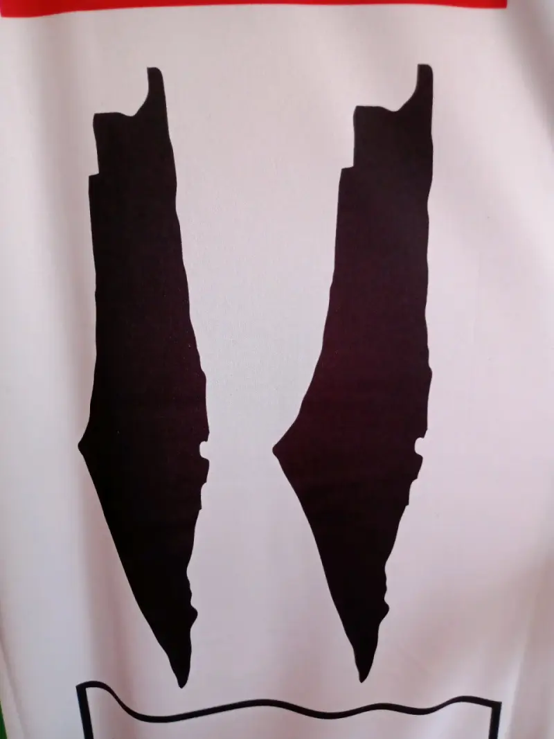 Camiseta Palestino L Mapa histórico nueva - 7