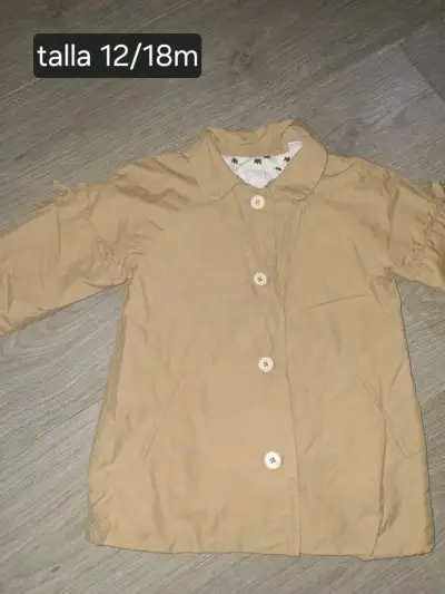 Abrigo marron para niña talla 12-18 meses - miniatura 3