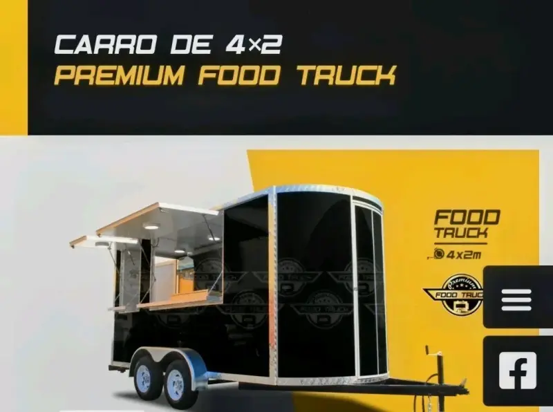 Carro de Comida 4x2 Decorado Tupac - 2