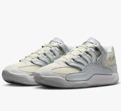 Zapatillas deportivas Nike KD 18 blancas - miniatura 4