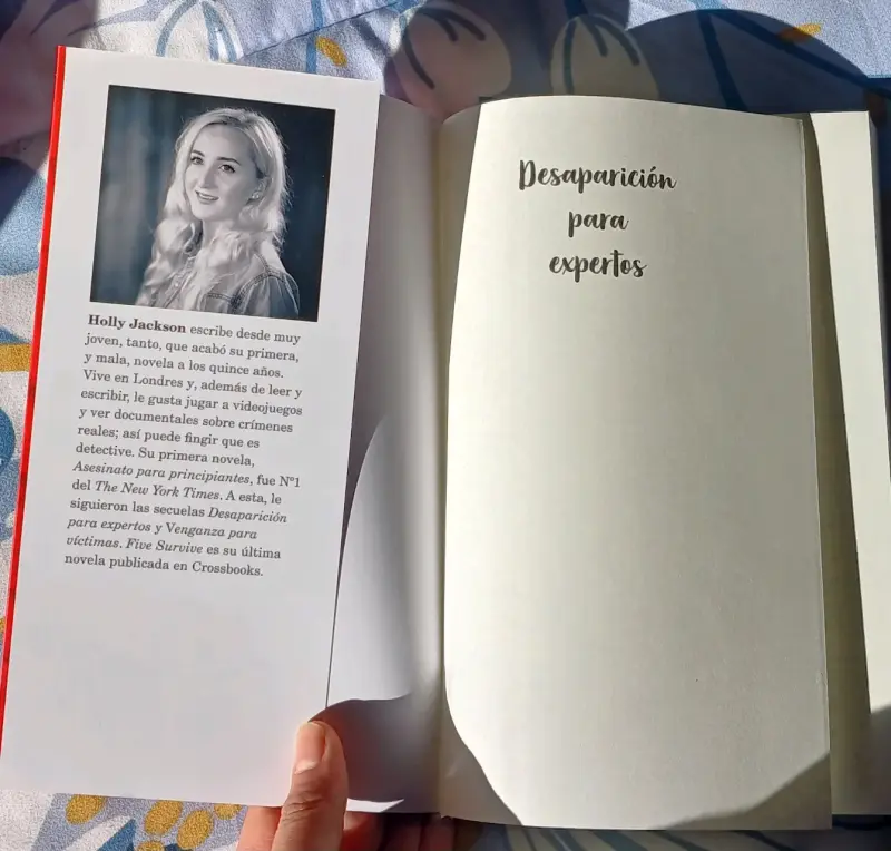 Libro 'Desaparición para expertos' - Holly Jackson - 2