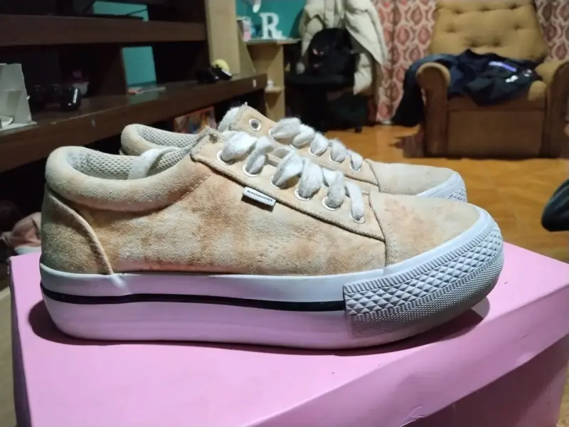 Zapatillas casuales beige talla 37 - 4