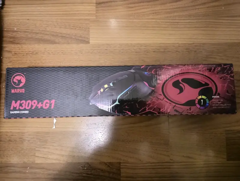 Combo de Gaming Marvo M309+G1 con RGB - 1