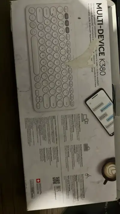 Teclado inalámbrico Logitech K380 color blanco - miniatura 5