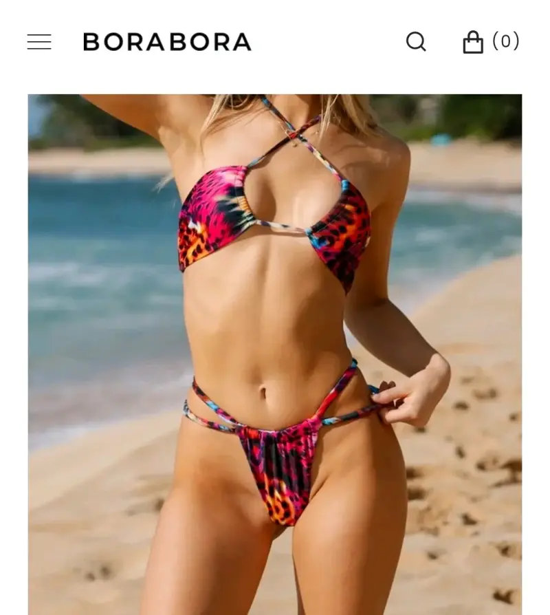 Bikini estampado multicolor, Bora Bora - 1