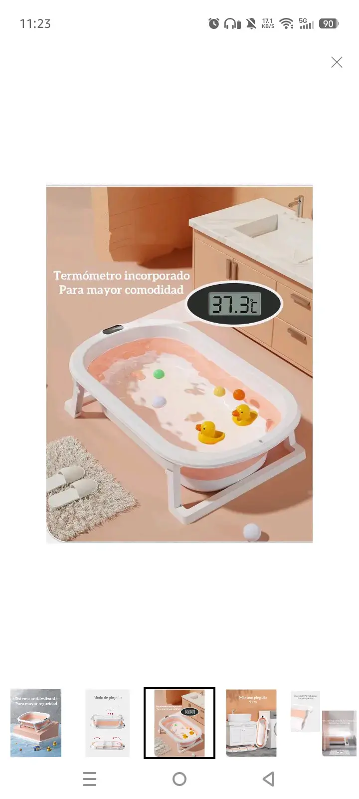 Bolso maternal con cambiador Infanti Sophie Estrellas - 5