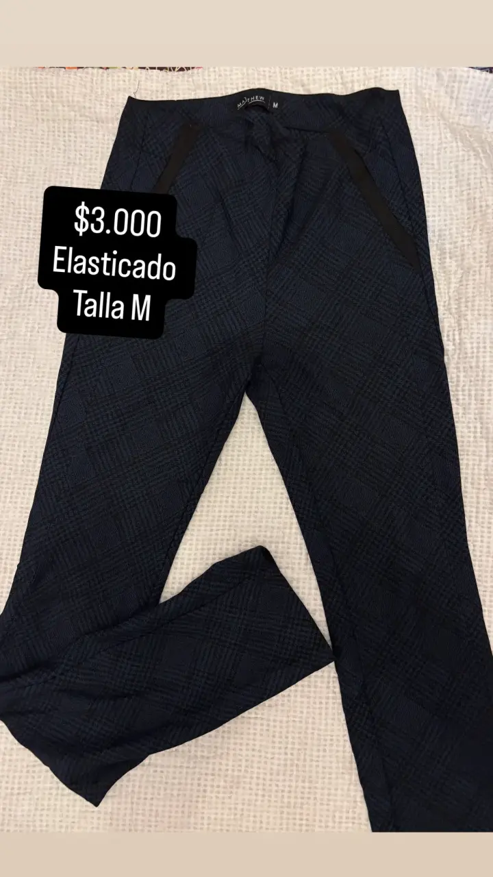Abrigo de Lana a Cuadros para Mujer Talla M - 6