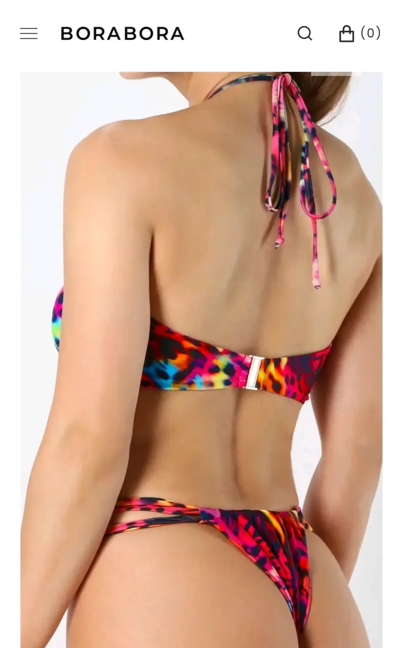 Bikini estampado multicolor, Bora Bora - 2