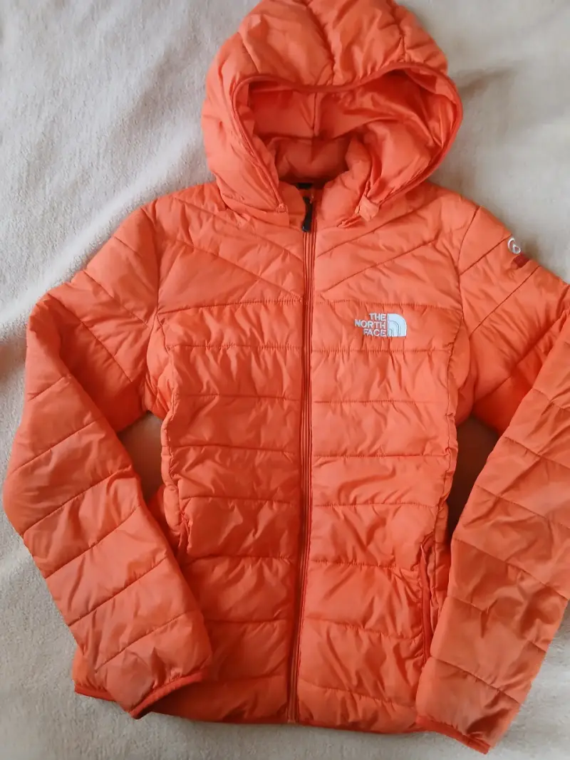 Chaqueta acolchada naranja The North Face