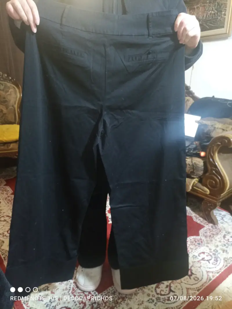 Pantalones negros de vestir para mujer talla 44 - 1