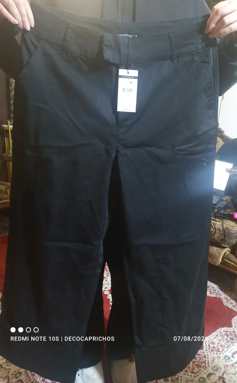 Pantalones negros de vestir para mujer talla 44 - 3