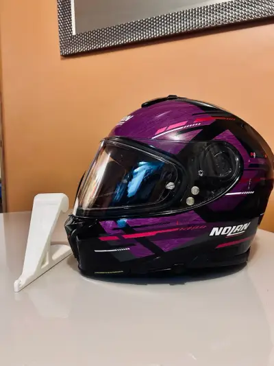 Casco de moto Nolan N80(8) púrpura con visor - miniatura 3