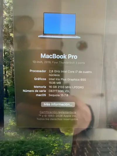 MacBook Pro 13-inch 2019 con Intel Core i7 - miniatura 2