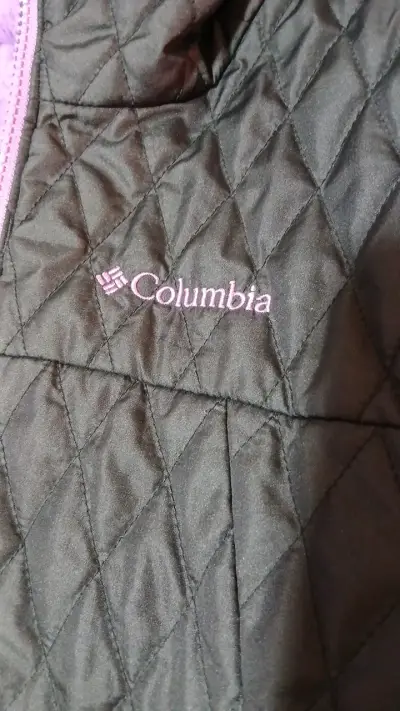 Chaqueta acolchada Columbia negra y morada - miniatura 4