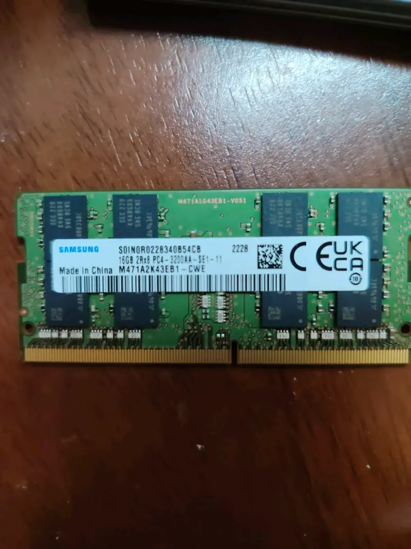 Memoria RAM Samsung 16GB DDR4 3200MHz