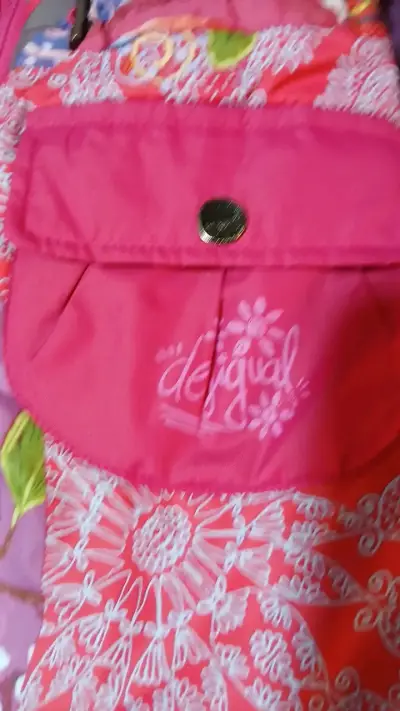Abrigo infantil Desigual colorido con capucha - miniatura 2