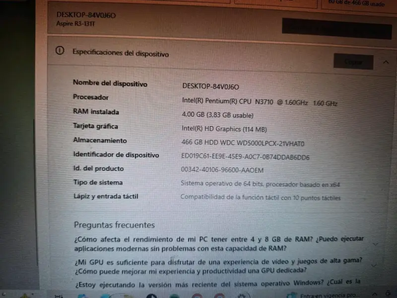 Notebook Acer Aspire R11 con pantalla táctil - 2